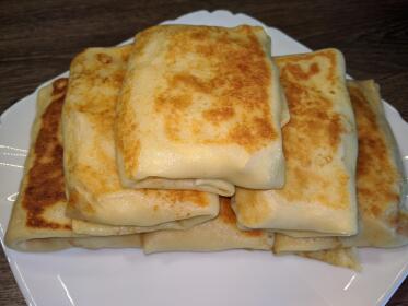 Блинчики с курицей и сыром — рецепт приготовления