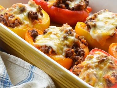 Фаршированные перцы с мясом и рисом — рецепт приготовления